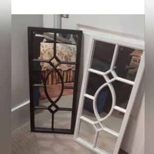Decorative Wall Mirrors -  Black or White (Your Choice!)